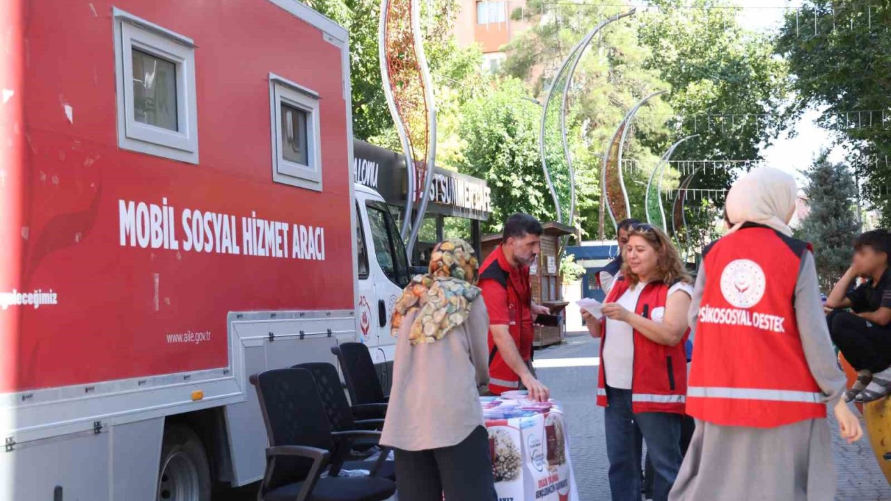 Diyarbakır’da ‘Mobil Sosyal Hizmet Merkezi’ aracıyla 10 bin kişiye rehberlik hizmeti verildi