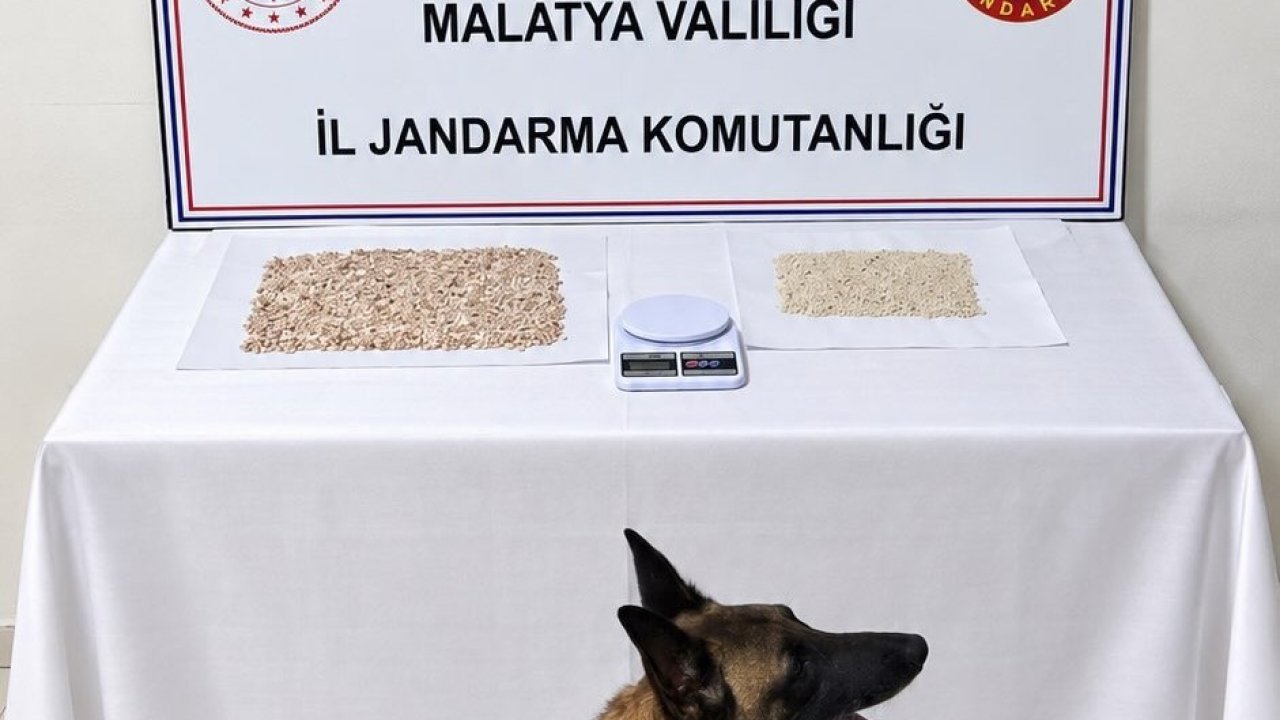 Malatya’da 1 kilo 80 gram metamfetamin ele geçirildi