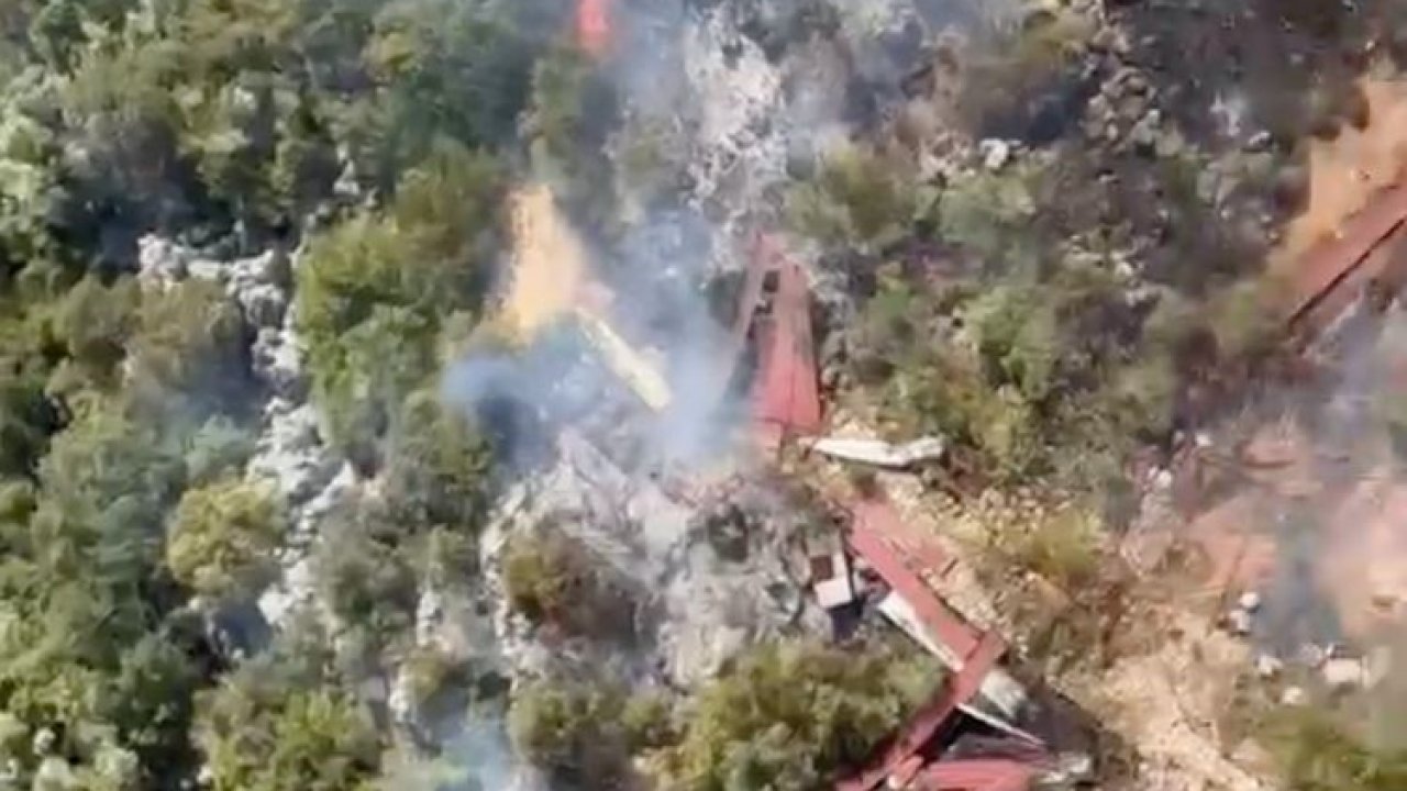 Antalya’da ormanlık alanda yangın