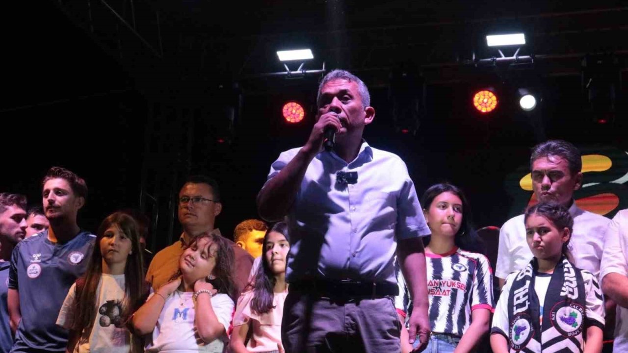 Çal Belediyespor’un 3. Lig hedefi festivalde açıklandı