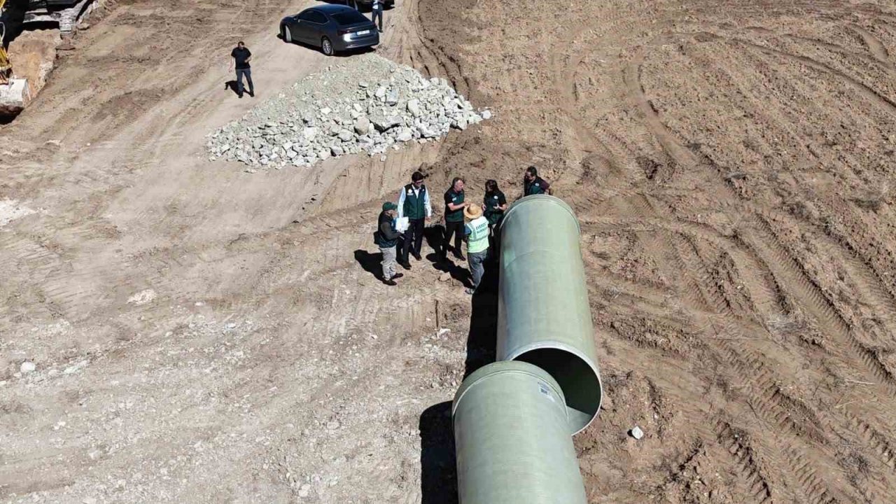 Bayburt’ta tarım arazilerini suya kavuşturacak projede son durum incelendi