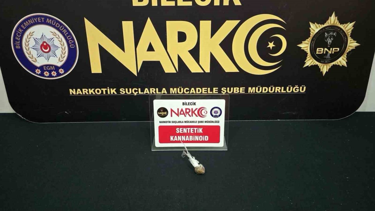 Bilecik’te uyuşturucu operasyonu: 1 şüpheli yakalandı