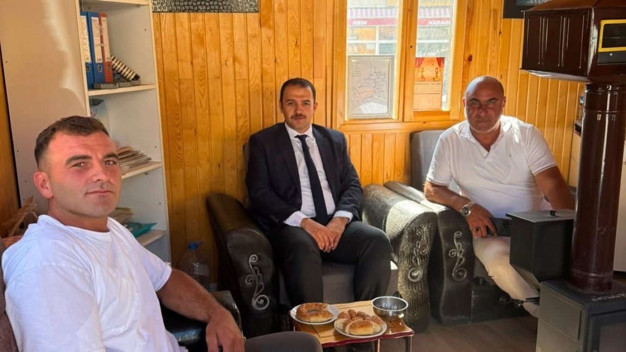 Kaymakam Ahat’tan esnaf ve köy ziyareti
