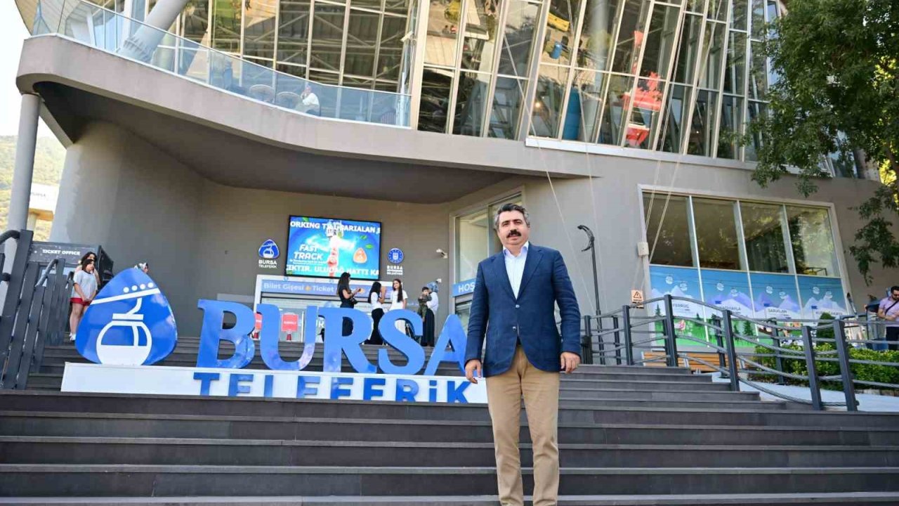 Yıldırım’da kadın ve çocuklara teleferik keyfi