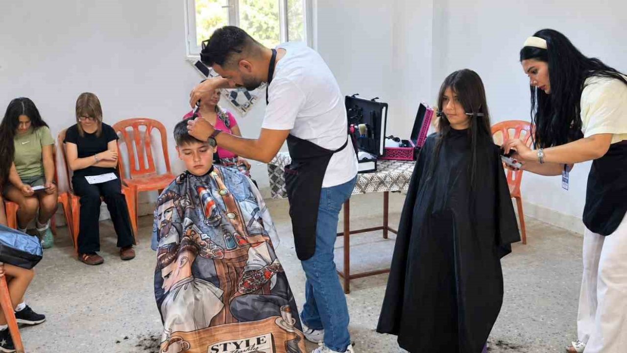 Söke Belediyesi’nden okul öncesi ücretsiz saç tıraşı