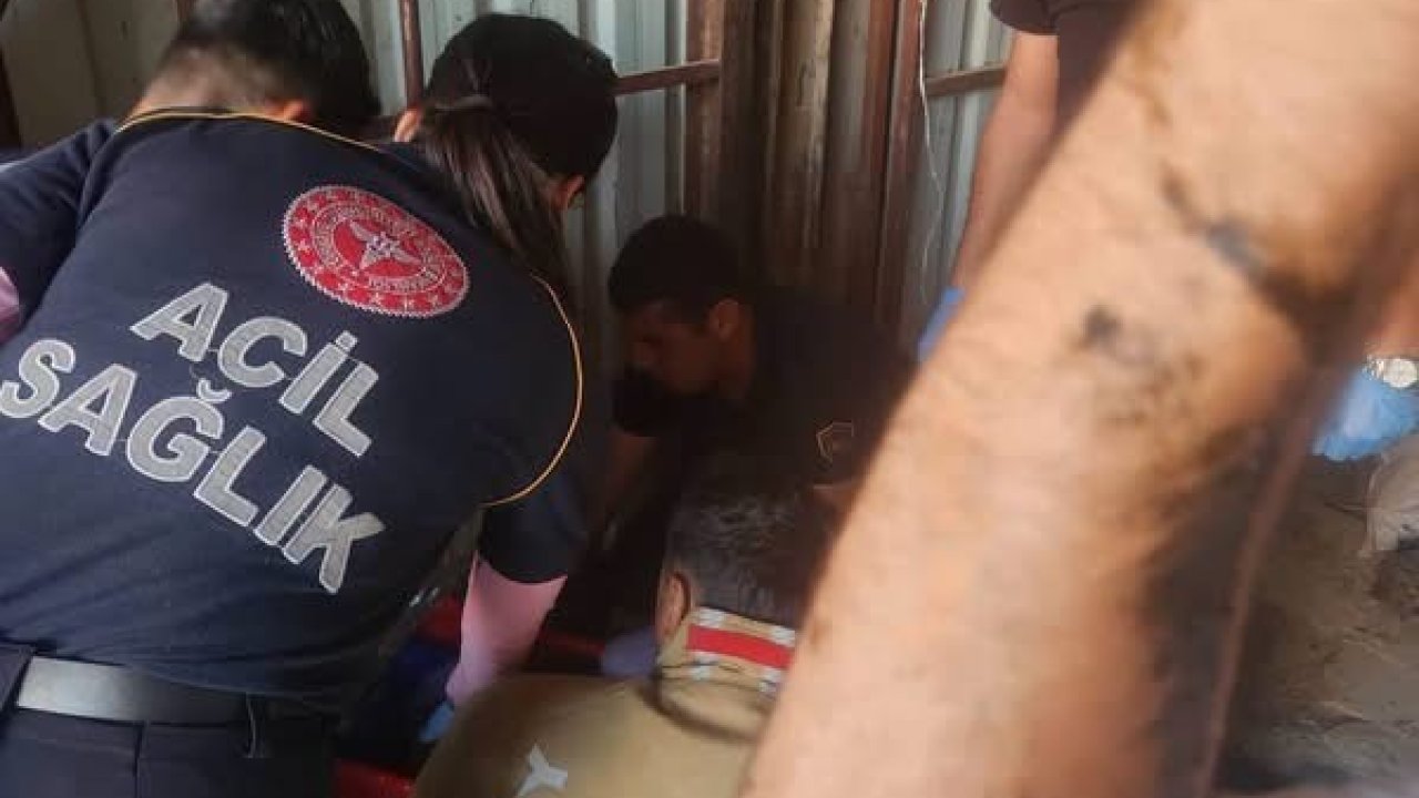 Antakya’da yük asansörü düştü: 1 yaralı