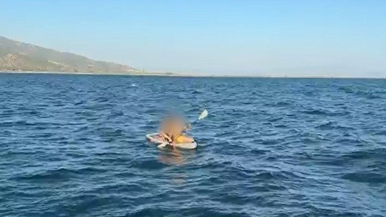 Aydın’da kürek sörfü yapan 2 kişi dehşeti yaşadı: Sahil Güvenlik zamanla yarıştı