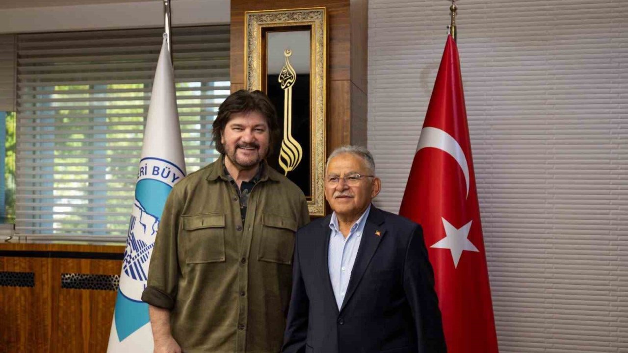 Başkan Büyükkılıç, Ahmet Şafak’ı ağırladı, konser coşkusuna ortak oldu