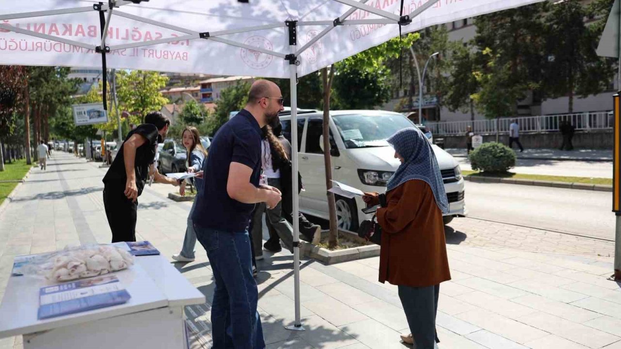 Bayburt’ta vatandaşlara aşı ve koruyucu sağlık hizmetleri anlatıldı