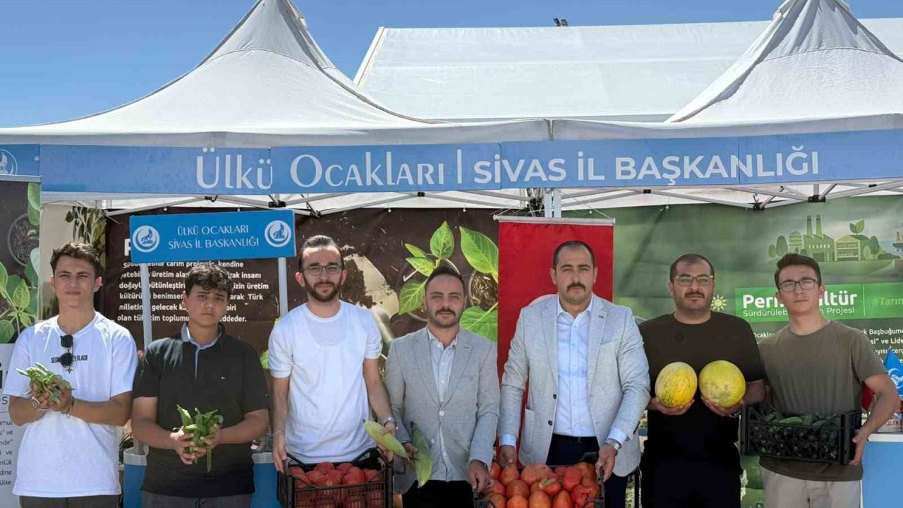 Sivas Ülkü Ocakları permakültür ve sürdürülebilir tarım projesini sergiledi