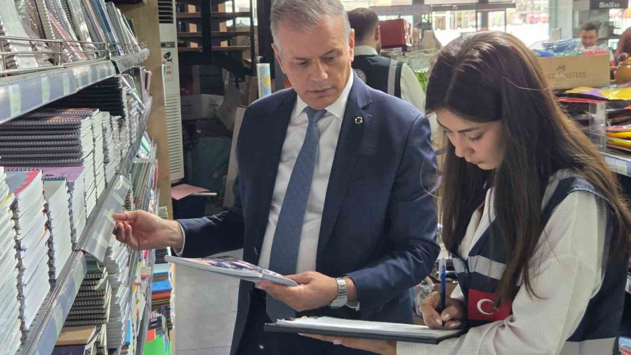 Samsun’da 300’ün üzerinde kırtasiye ve 50 binden fazla ürün denetlendi