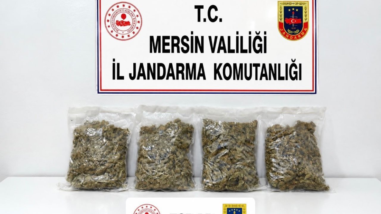 Mersin’de uyuşturucu operasyonu: 2 gözaltı