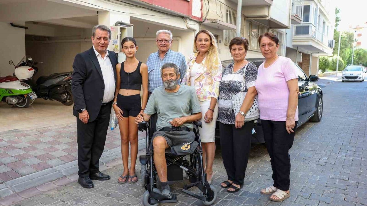 Başkan Yetişkin’den akülü sandalye desteği