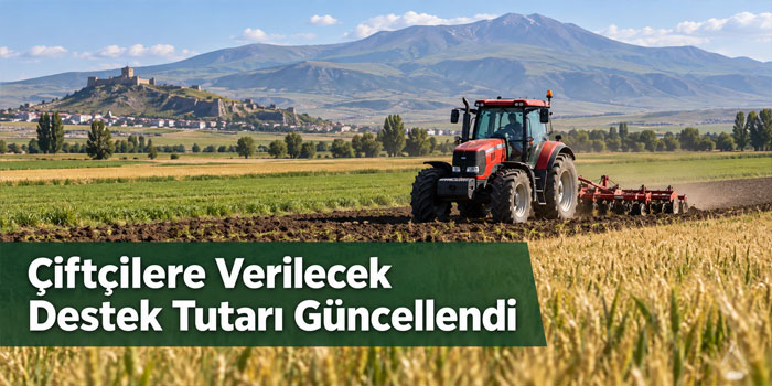 Çiftçilere Verilecek Destek Tutarı Güncellendi
