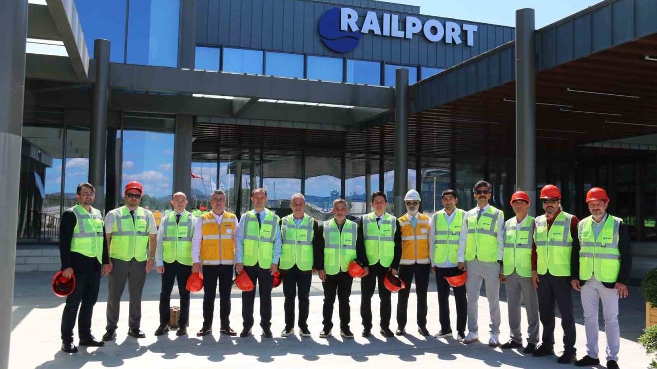 Karabük TSO heyeti, Karabük Lojistik Merkezi için Railport’u inceledi