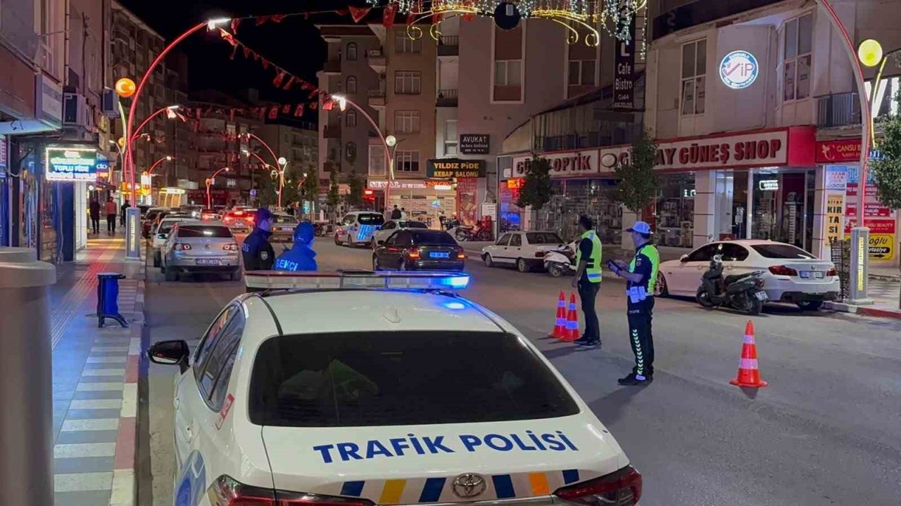 Çorum’da trafik denetimi: 28 araç sürücüsüne ceza
