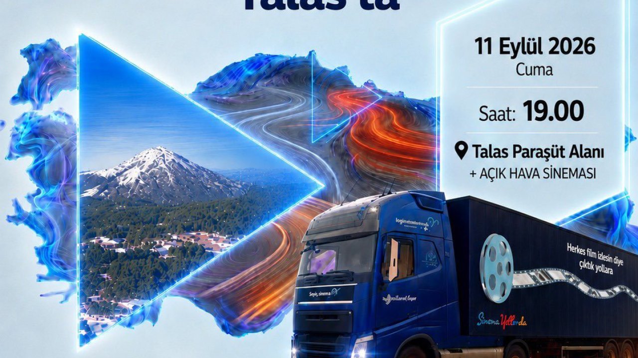 Sinema Tırı bu kez Talas’ta