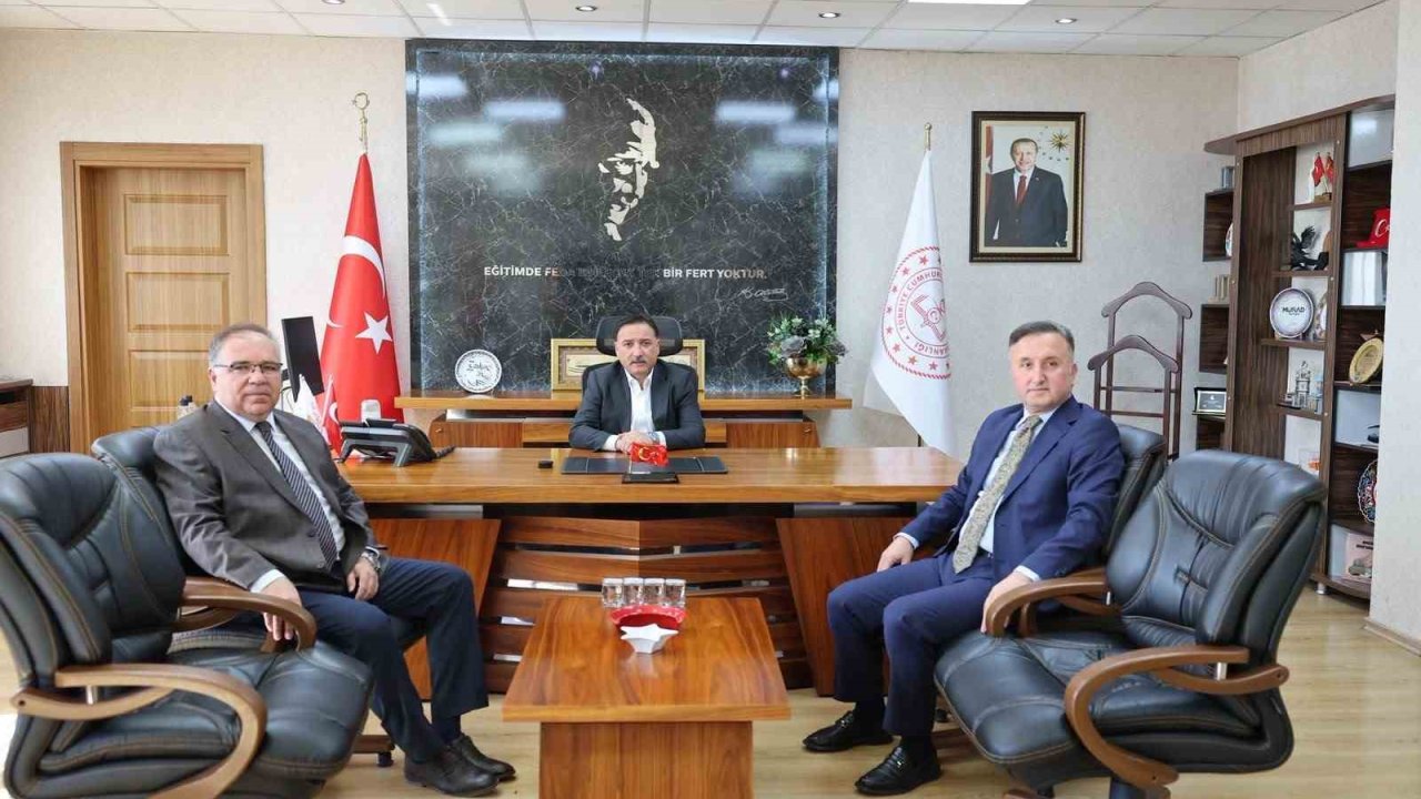 Vali Çiçek’ten İl Milli Eğitim Müdürlüğü’ne çalışma ziyareti