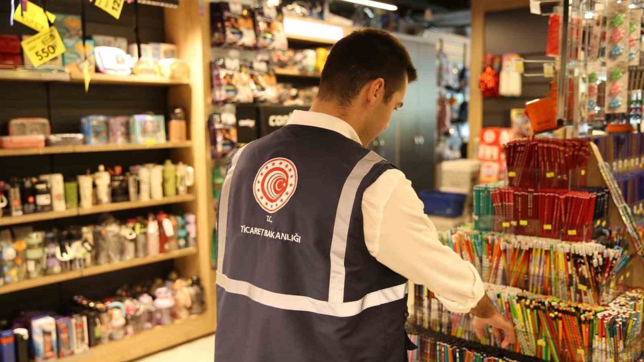 Denizli’de kırtasiye ve okul ürünlerine yönelik denetimler yoğunlaştırıldı