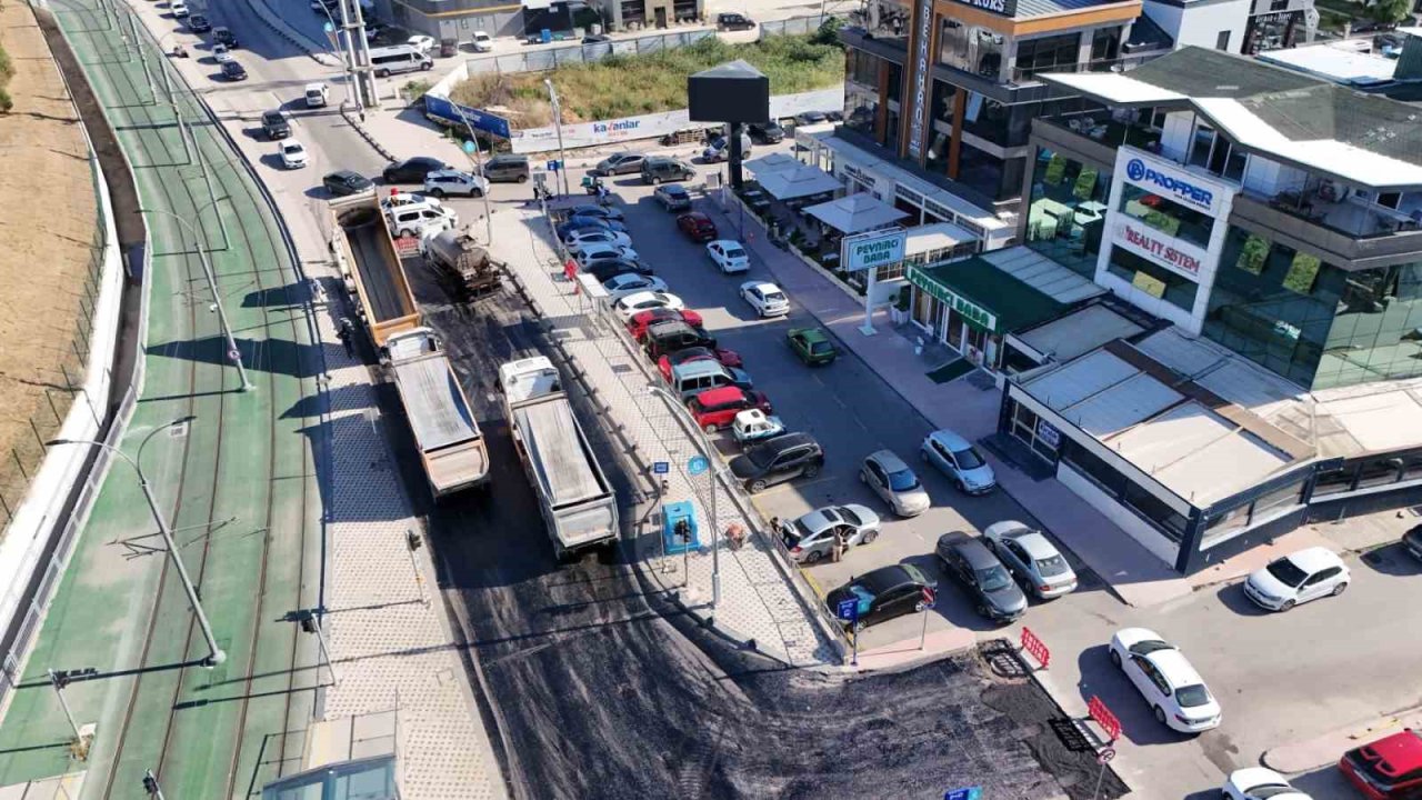 Alikahya’da 2,7 kilometrelik yol güzergahı yenileniyor