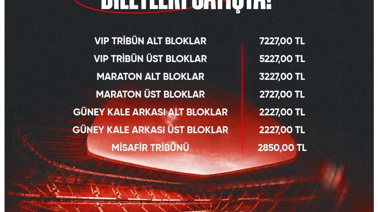 Gaziantep FK - Fenerbahçe maçı biletleri satışa çıktı
