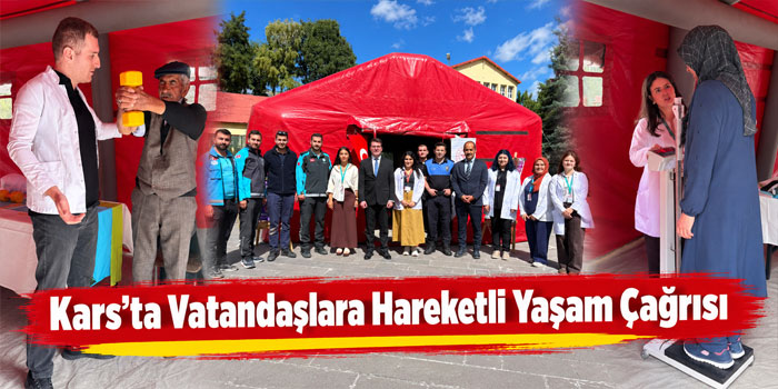 Kars’ta “Bedenini Dinle, Harekete Geç” Etkinliği