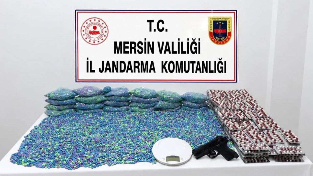 Ekipler baskın yaptı, 70 bin adet uyuşturucu hap ele geçirildi