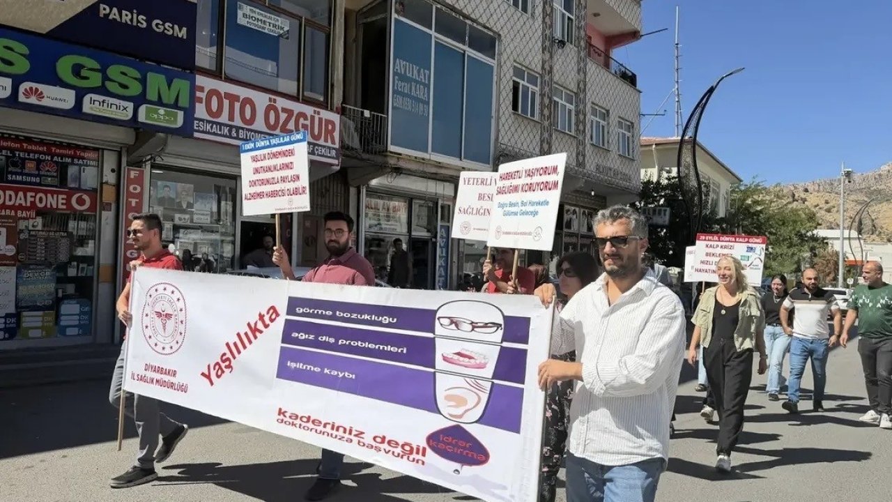 Obezite için yürüdüler