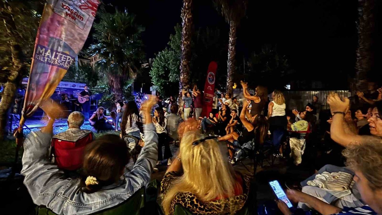 Maltepe açık hava konserlerinin son durağı Feyzullah Mahallesi oldu