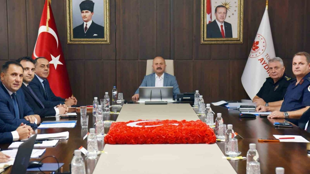 Aydın’da yeni eğitim yılı öncesi güvenlik toplantısı