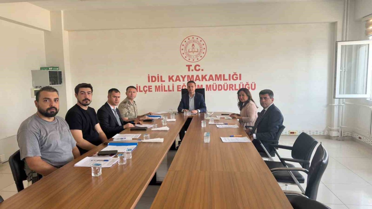 İdil’de ‘eğitimde güvenlik ve koordinasyon toplantısı’ gerçekleştirildi