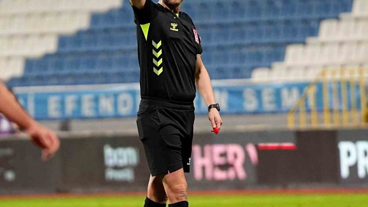 Kayserispor - İstanbulspor maçını Turgut Doman yönetecek