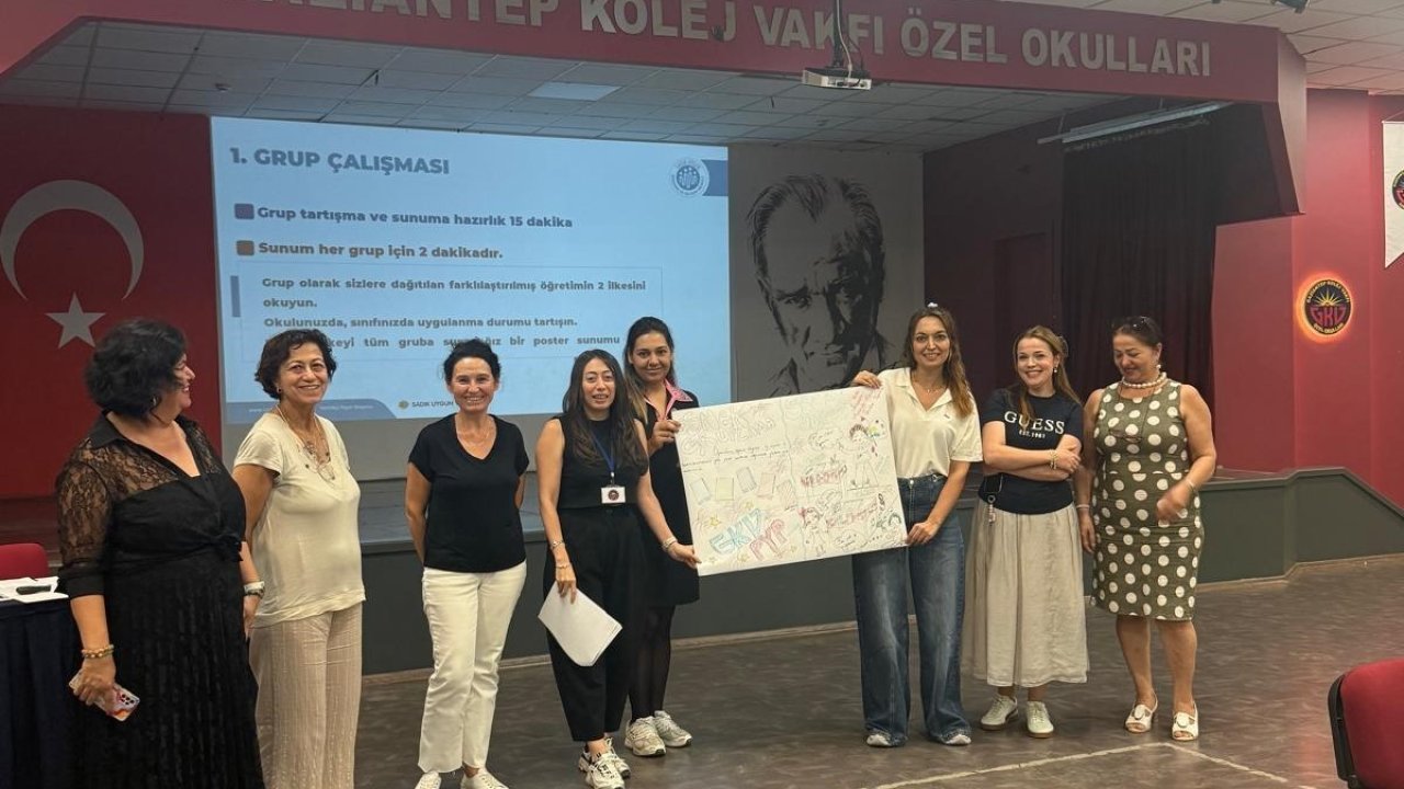 Gaziantep Kolej Vakfı’nda farklılaştırılmış eğitim atölyesi