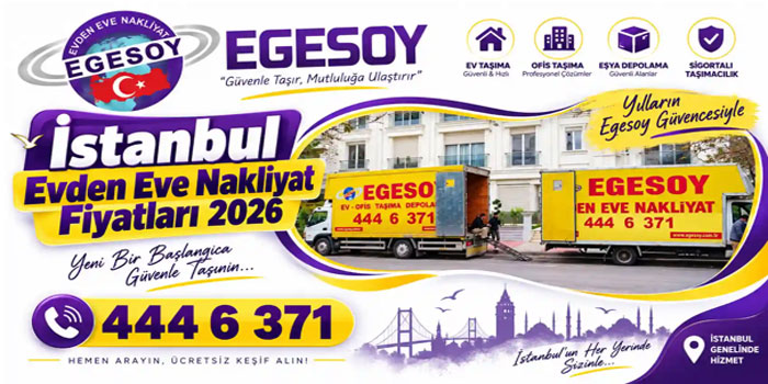 İstanbul Evden Eve Nakliyat Fiyatları 2026