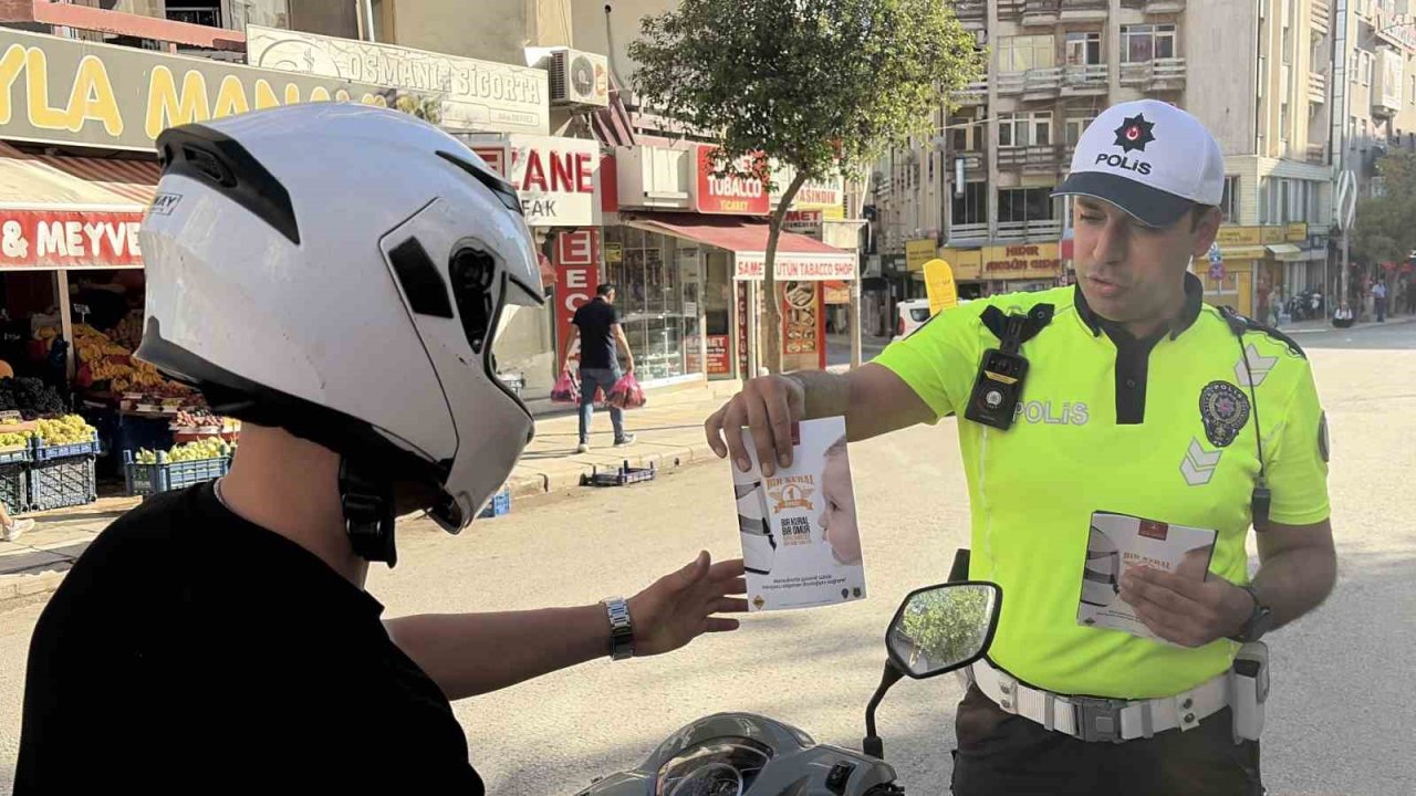 Elazığ’da 89 motosiklet sürücüsüne 848 bin lira ceza