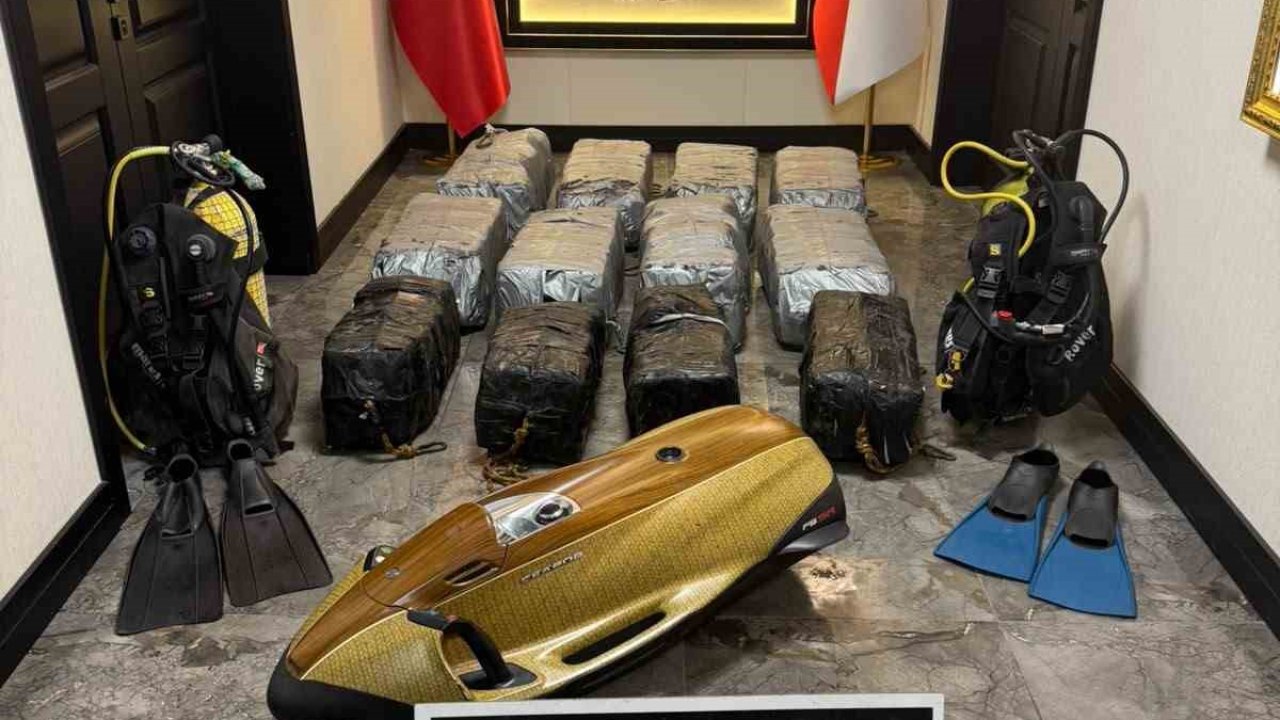 Mersin Limanı’nda 350 kilogram kokain ele geçirildi