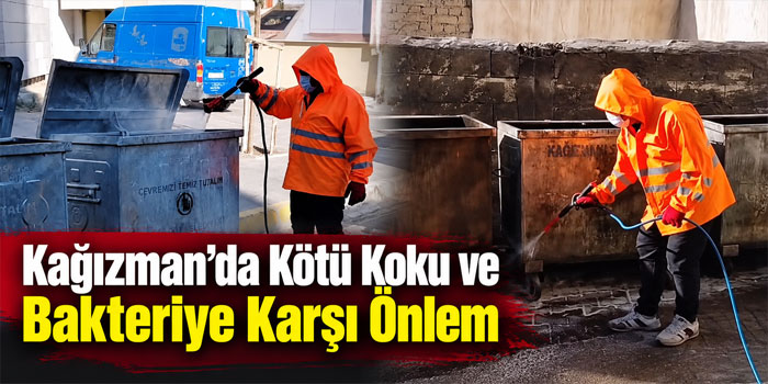 Kağızman’da Kötü Koku ve Bakteriye Karşı Önlem