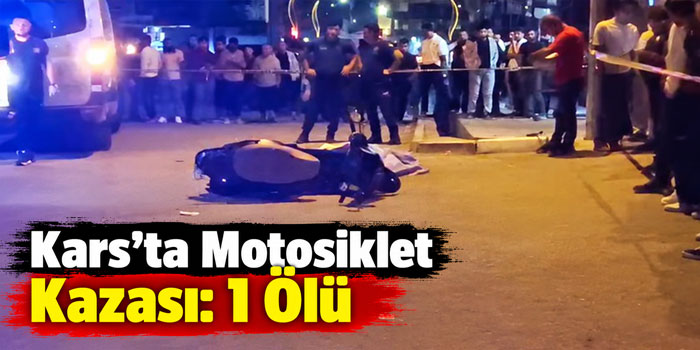 Kağızman’da Minibüsle Çarpışan Motosikletli Öldü