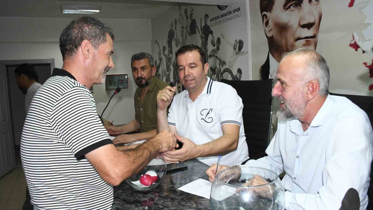 Kayseri Süper Amatör Küme’de fikstür heyecanı