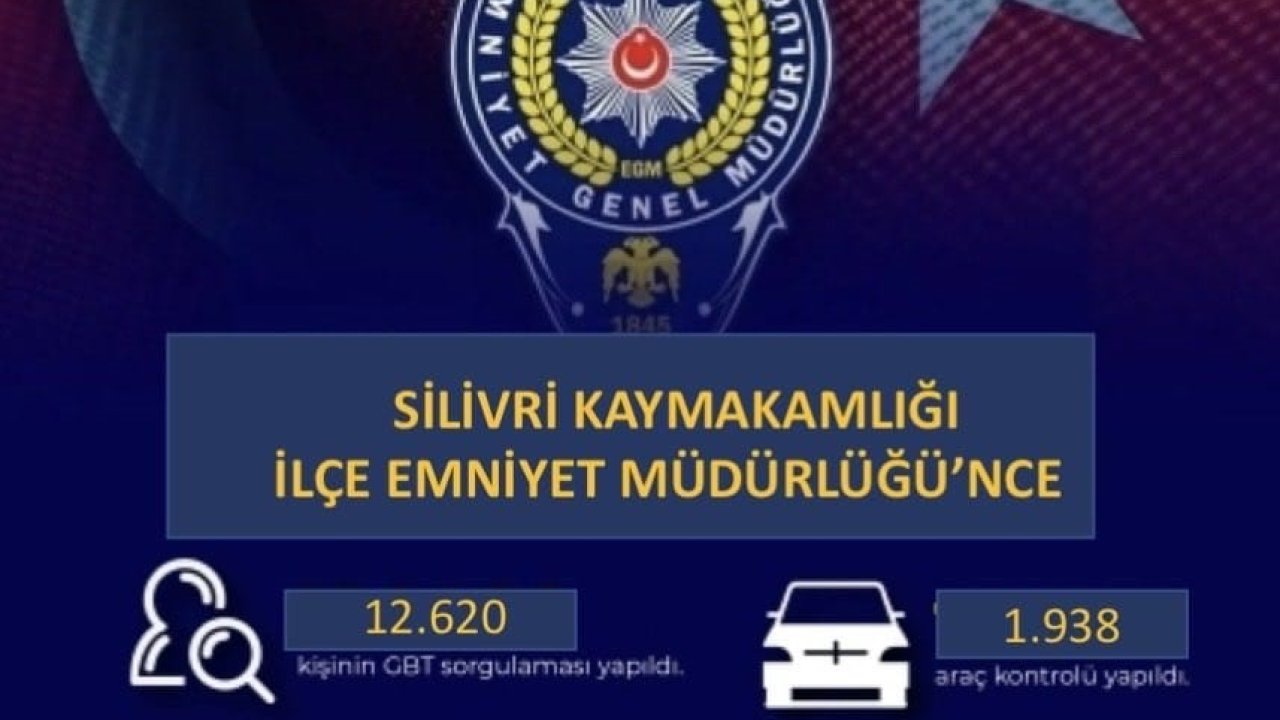 Silivri’de bir haftada 20 bin 323 kişi ile 7 bin 928 araç sorgulandı