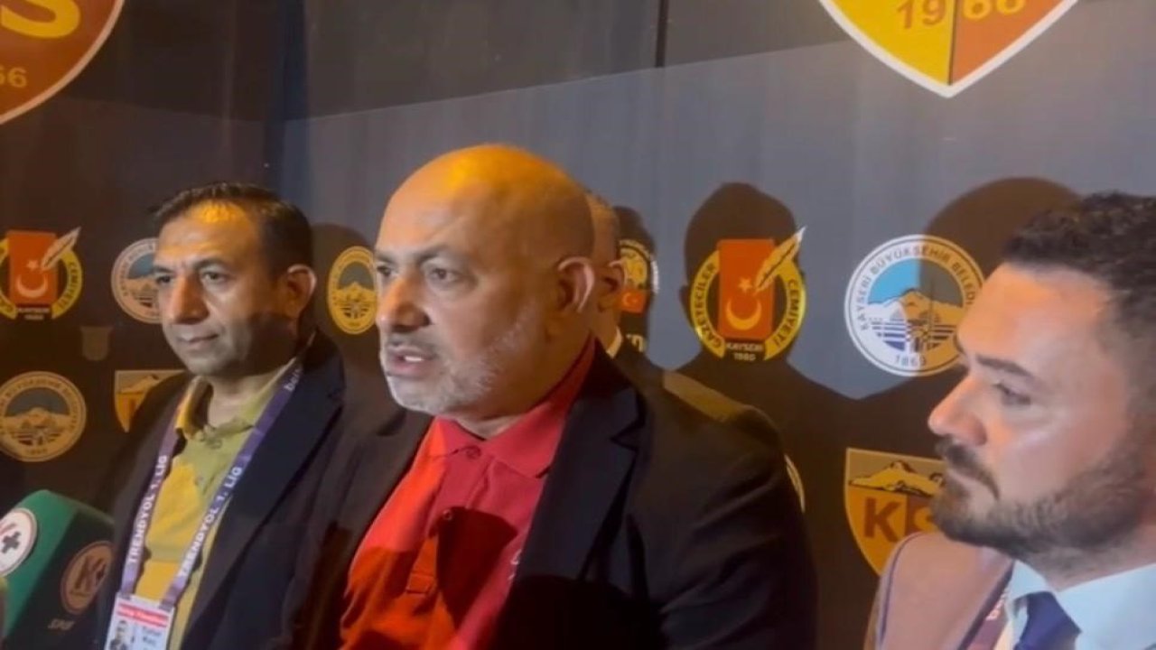 Kayserispor Başkanı Ali Çamlı: "Sağlam ve emin adımlarla hedefe yürüyoruz"