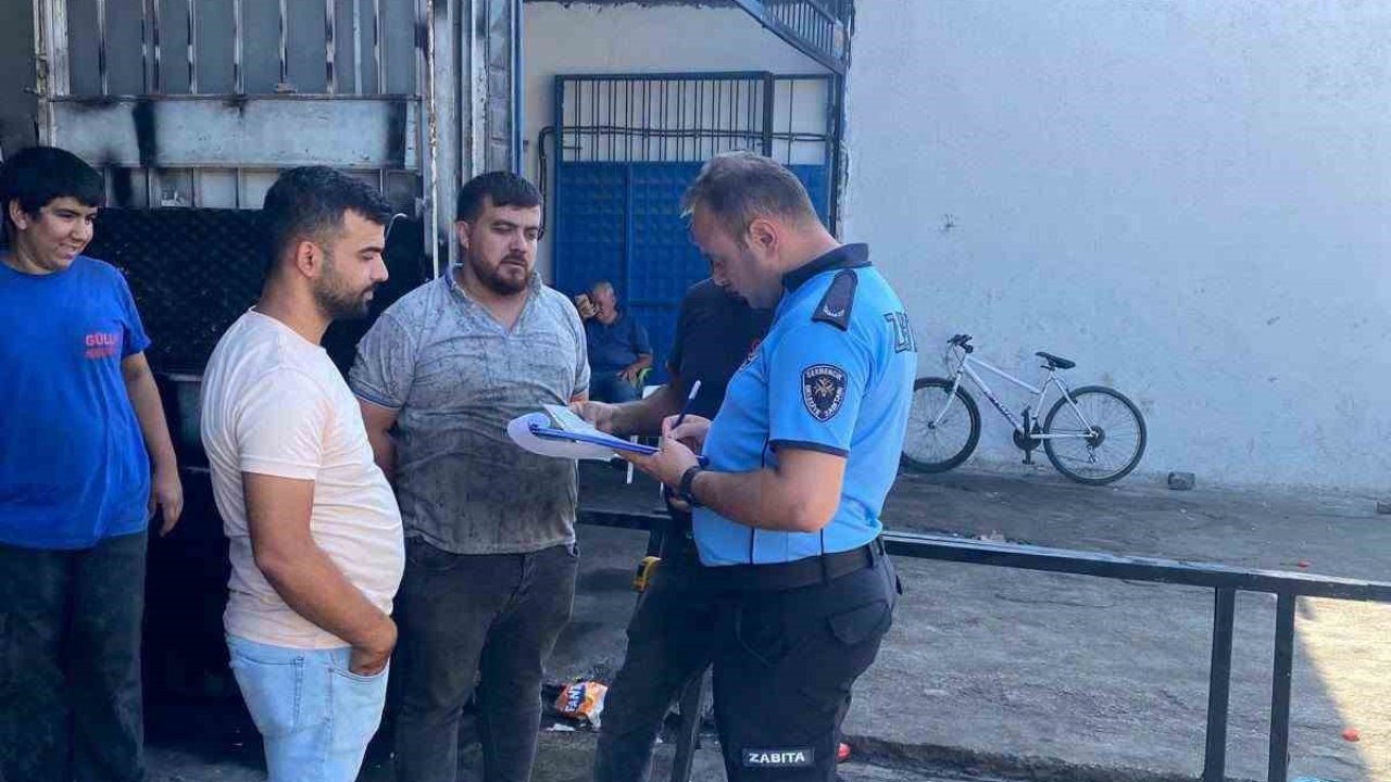 Germencik’te sanayi sitesindeki işletmelere ruhsat denetimi