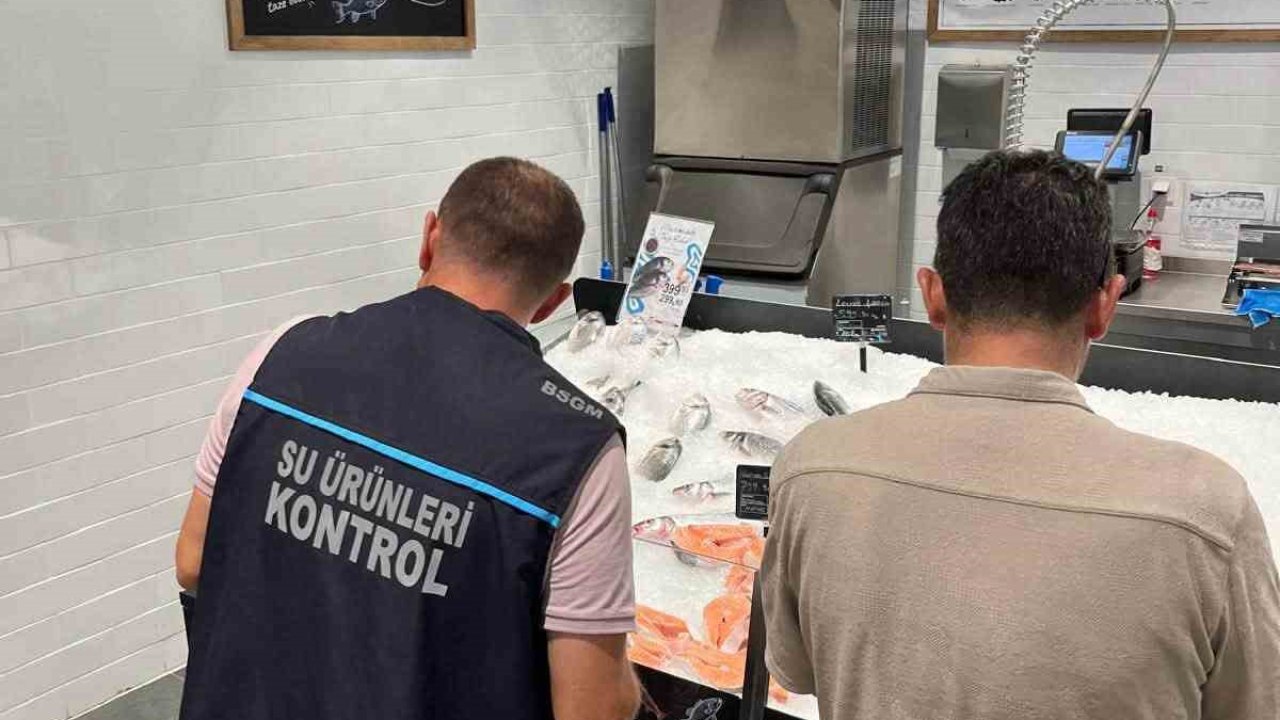 Didim’de su ürünleri satış yerleri denetlendi