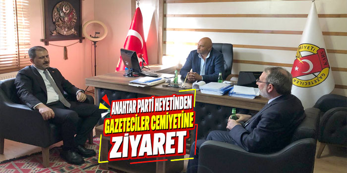 Anahtar Parti Heyetinden Gazeteciler Cemiyetine Ziyaret