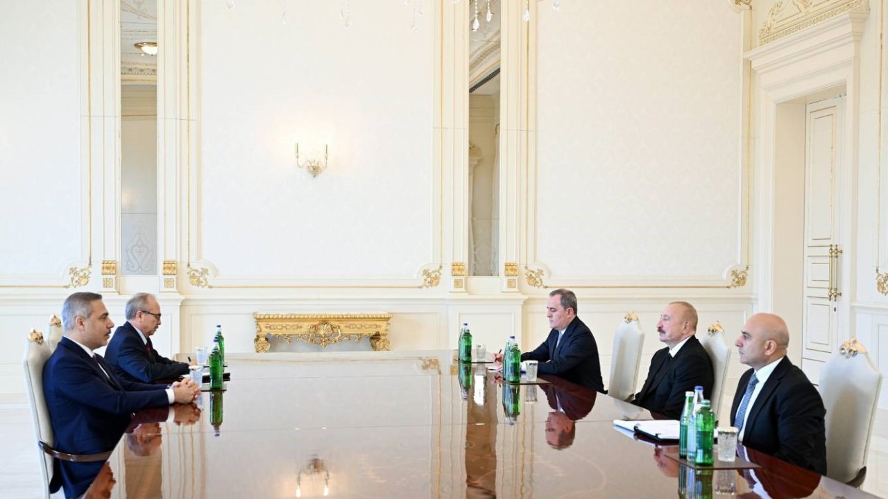 Bakan Fidan, Azerbaycan Cumhurbaşkanı Aliyev ile görüştü