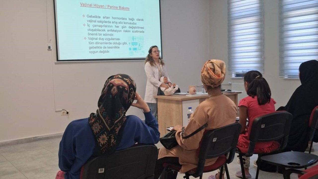 Sinop’ta anne adaylarına "Gebe Okulu" eğitimi