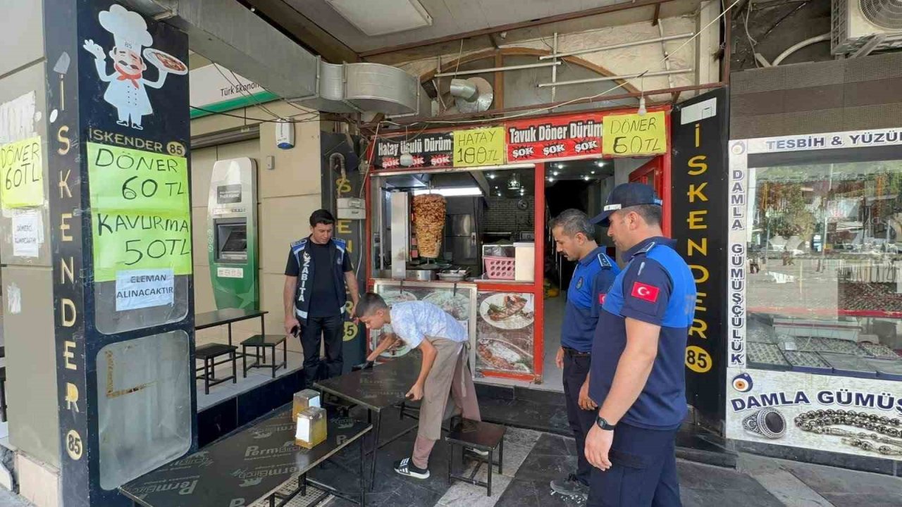 Adıyaman’da yaya güvenliği için kaldırım denetimi