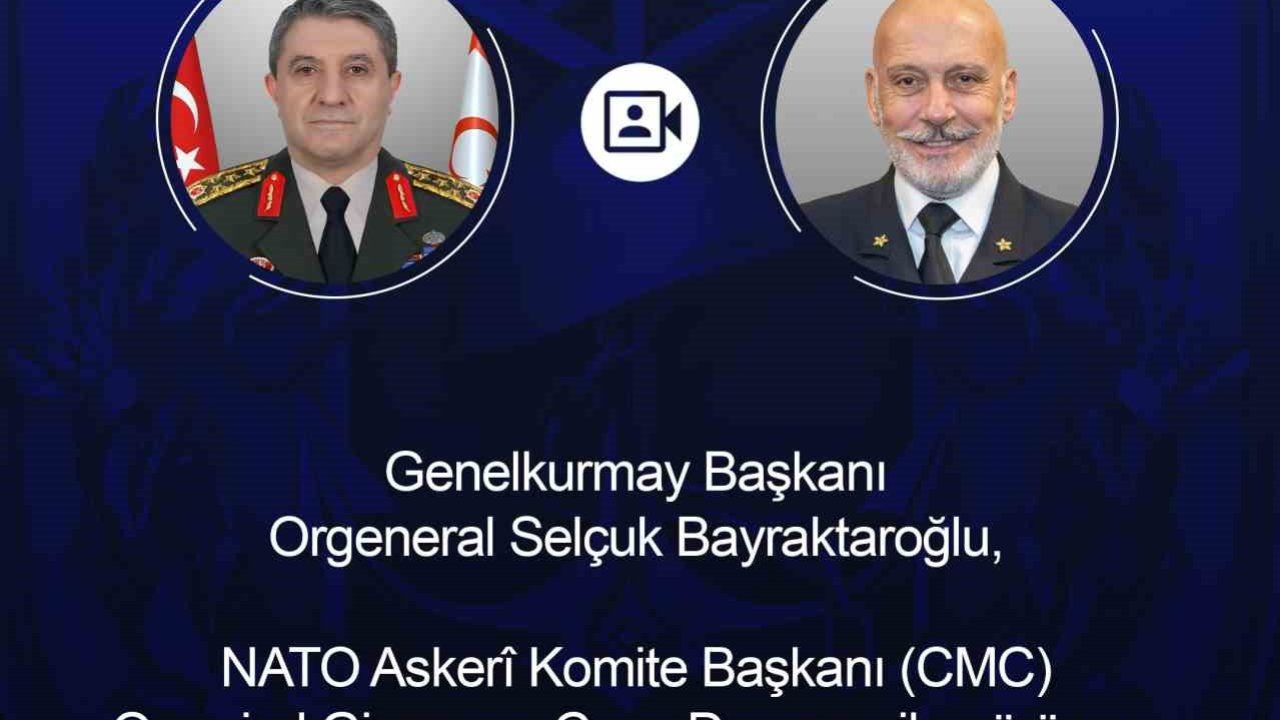 Genelkurmay Başkanı Bayraktaroğlu, NATO Askeri Komite Başkanı Dragone ile görüştü