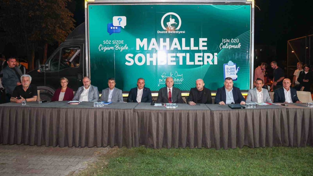 Başkan Özlü: "Paranın olmadığı bir zamanda Düzce’yi baştan inşa ediyoruz"