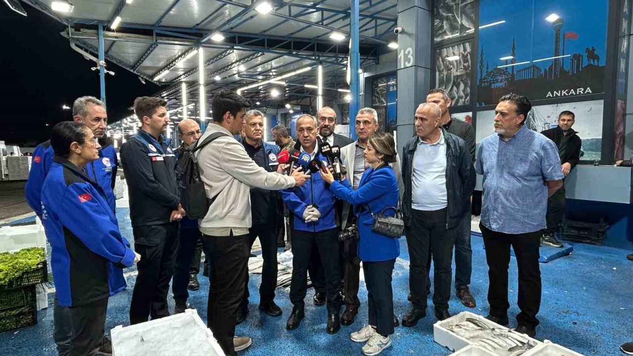 Tarım ve Orman Bakanlığı Ankara İl Müdürü Dallı, Ankara Balık Hali’ni ziyaret etti